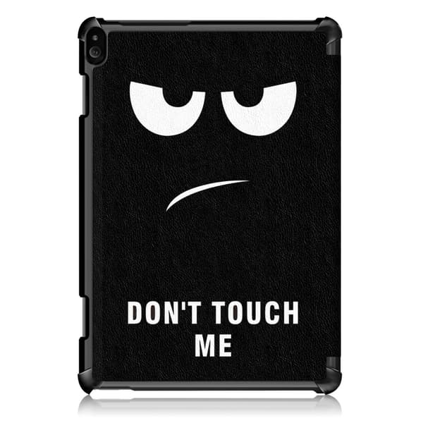 Tri - fold Fodral till Lenovo Tab P10 - Do Not Touch Svart