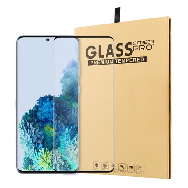 Samsung Galaxy S20 klart hærdet glas fuld telefonskærm Transparent