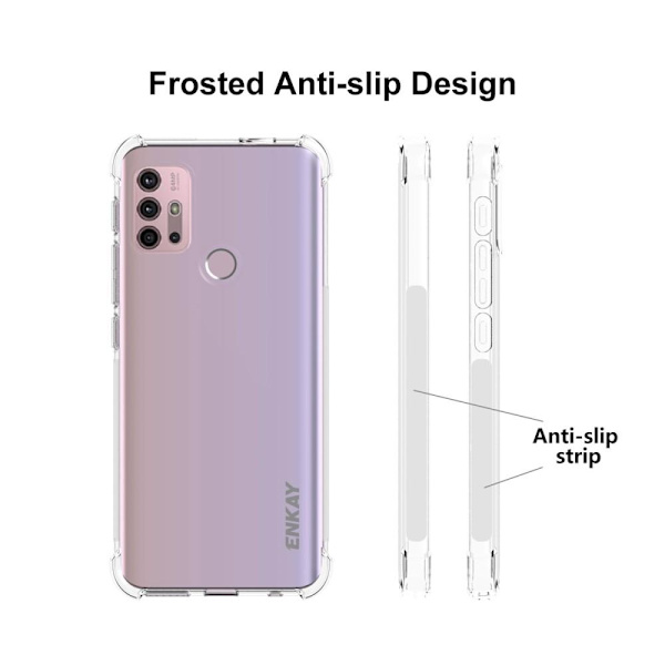 ENKAY TPU skal Motorola Moto G30 / G10 Transparent