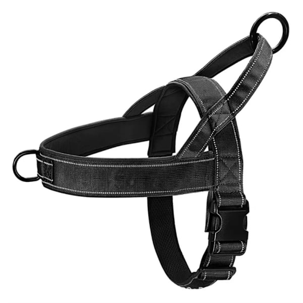 Taktisk sele med håndtak for hundetrening og turgåing, størrelse XL Black