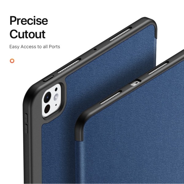 DUX DUCIS Domo iPad Pro 13 (2024) fodral Tri-Fold - Blå Blå