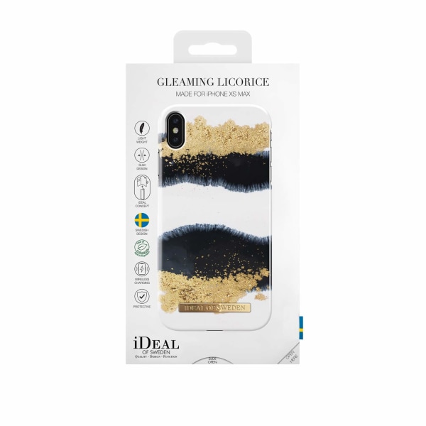 iDeal Of Sweden iPhone XS Max Case - Gleaming Licorice Black