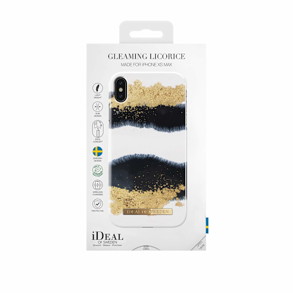 iDeal Of Sweden iPhone XS Max  - Gleaming Licorice Svart