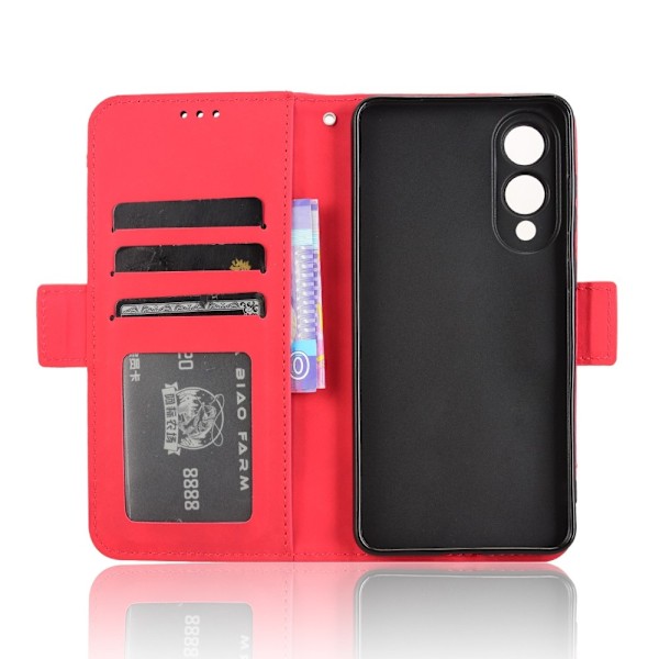 Wallet case Case Cover for Samsung Galaxy S25 Edge Red
