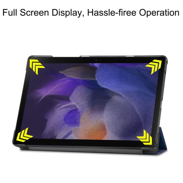 Tri-fold Stativveske for Samsung Galaxy Tab A8 10,5\" (2021) - Mørkeblå Dark blue