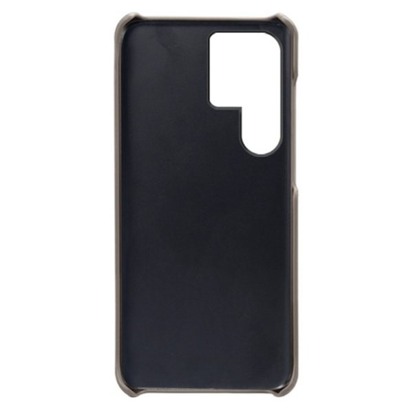 Til Samsung Galaxy S24 Ultra KSQ PU-læderbelagt skal hårdt etui Grey