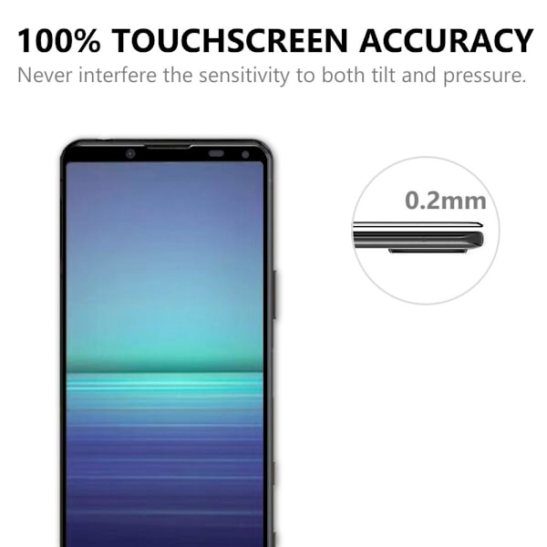 Sony Xperia 5 II Härdat glas Full Screen Transparent