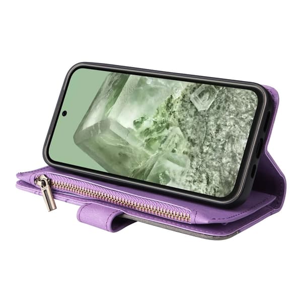 KT Multifunksjons Serie-5 For Pixel 8a Telefonveske Purple