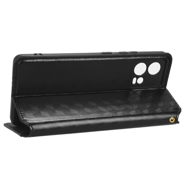 Til Motorola Edge 30 Fusion 5G Wallet Case Kortholder Case Black
