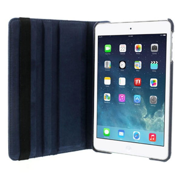 360 Rotasjonsveske Ipad Mini 1/2/3 Mørkeblå Blue