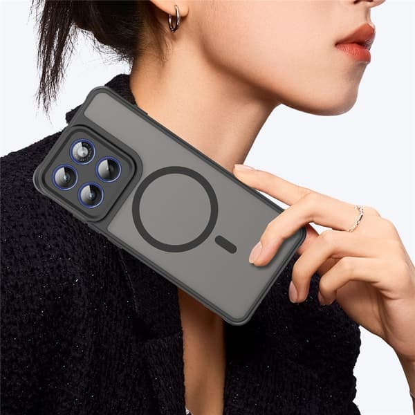 Til Motorola Edge 70 5G magnetisk telefondeksel Black