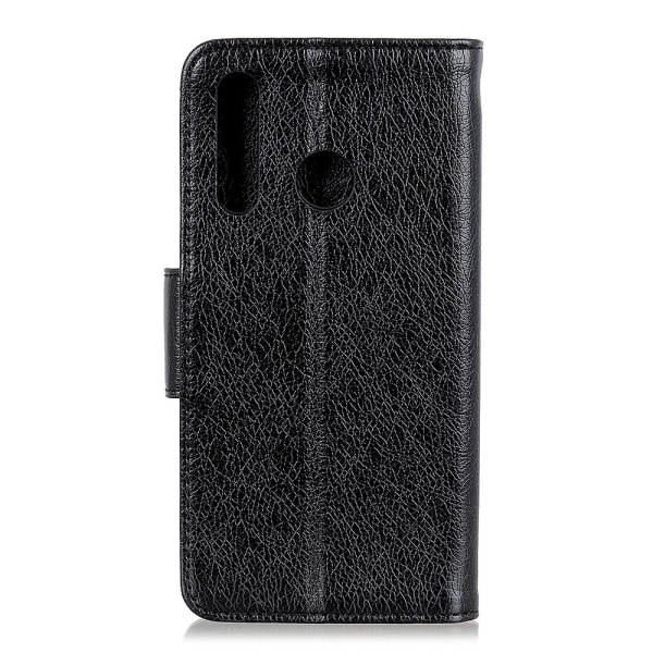 Kuvioitu haljasnahkainen lompakkokotelo Case P Smart Z:lle - musta Black