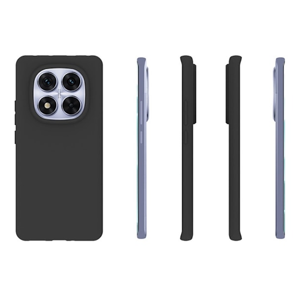 Til Xiaomi Redmi Note 14 Pro 5G Case TPU Cover Bagside - Sort Black