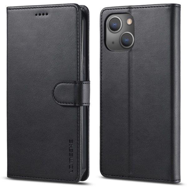 LC.IMEEKE Wallet Case for iPhone 15 Plus Black