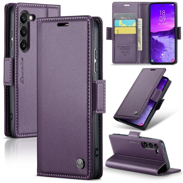 CASEME Retro Pung Taske til Samsung Galaxy S25 Purple