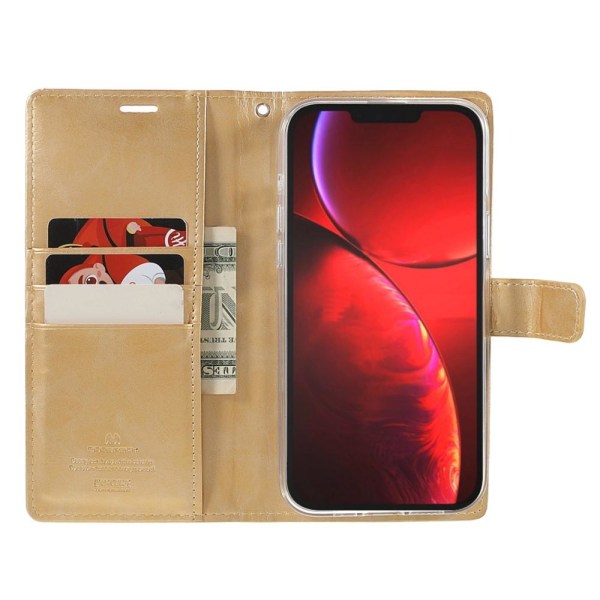 MERCURY GOOSPERY Blue Moon Wallet Case iPhone 13 Pro - Gold Gold