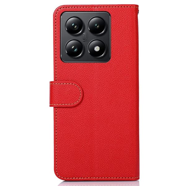 KHAZNEH Lommebok-etui for Xiaomi 14T Pro Red