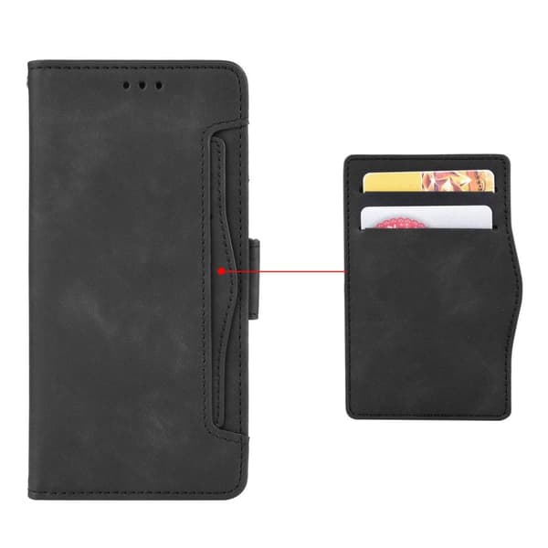 Pengesekk Stativ Telefonveske for Sony Xperia 10 V Black
