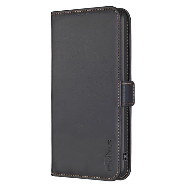 Etui til Xiaomi Poco M8 Pro 5G / Redmi Note 15 Pro+ 5G BINFEN COLOR BF31 Flip Pung Black