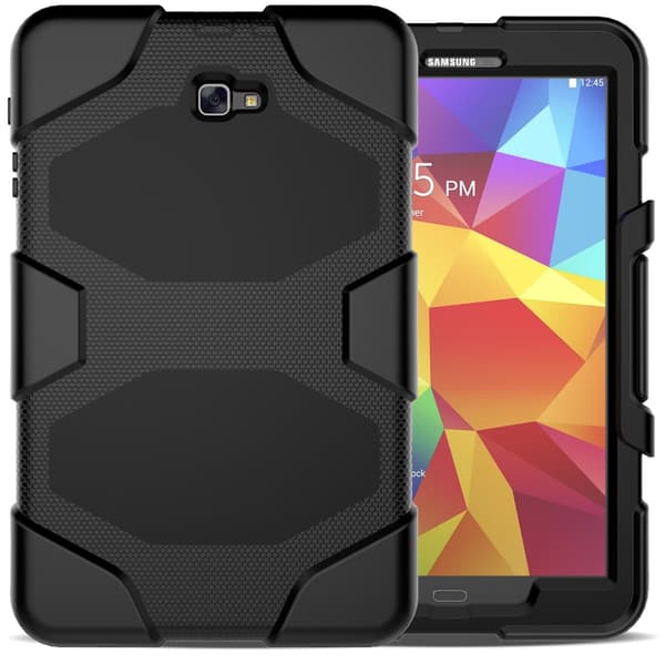 Samsung Galaxy Tab A 10.1" (2016) Heavy Duty Armor suojakuori Black