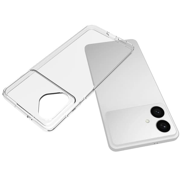 Til Samsung Galaxy S26 Edge Case TPU Cover Bagside Transparent