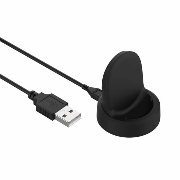 Samsung Galaxy Watch5 44mm 40mm Pro 45mm USB Laderkabel Stativ 1m Black