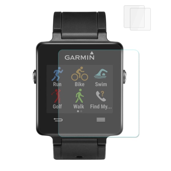 2 stk HAT PRINCE Garmin Vivoactive hærdet glas 0.2mm Transparent