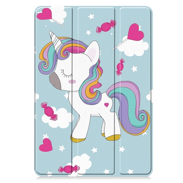 Slim Fit Cover Fodral För Xiaomi Pad 7 Auto Wake / Sleep - Unicorn Blå