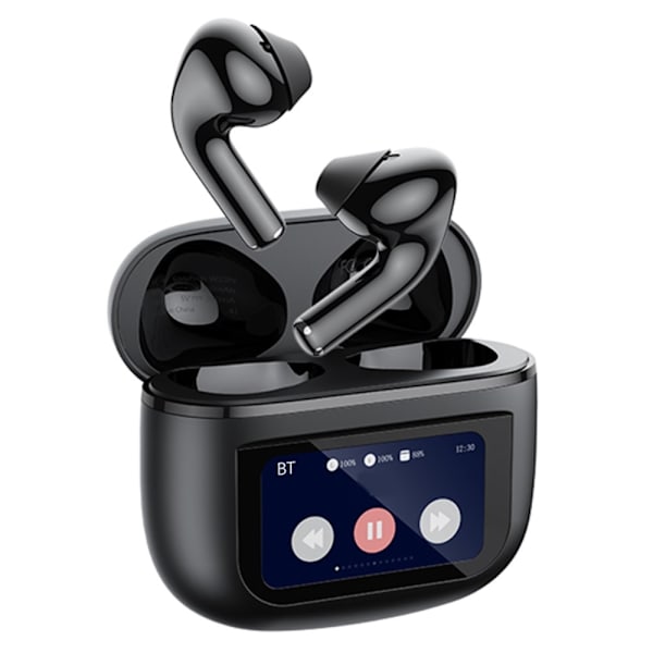 REMAX Cozypods True Wireless Earbuds Touch Screen ANC støjreducerende Bluetooth-hovedtelefoner - Sort Black