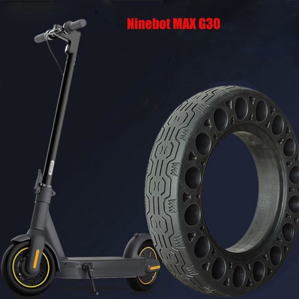 Däck Honeycomb punkteringsfritt Ninebot MAX G30 1 styck Svart