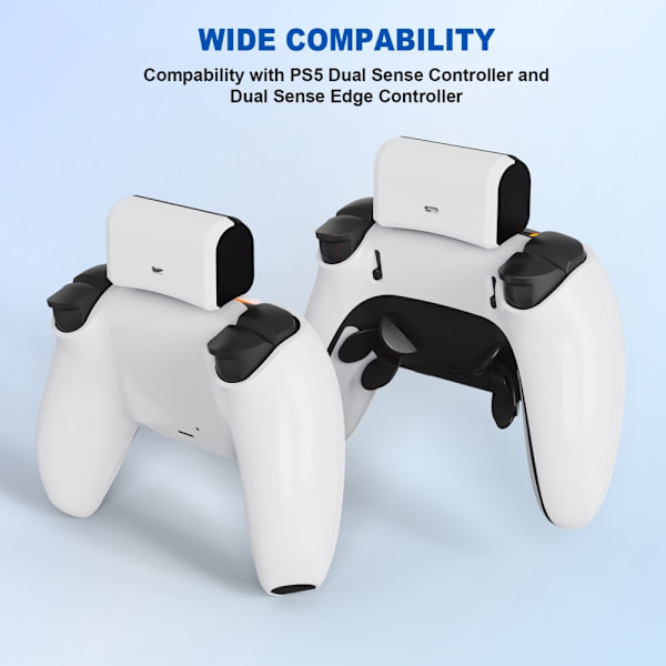 PS5 Playstation 5 Kontroll 2000mAh PowerBank Externt batteri Svart