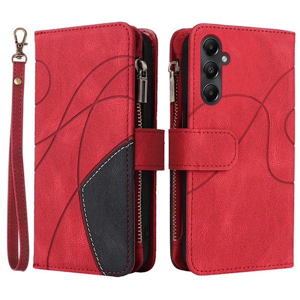 KT Multifunksjons Serie-5 Telefonveske for Samsung Galaxy A05s Red