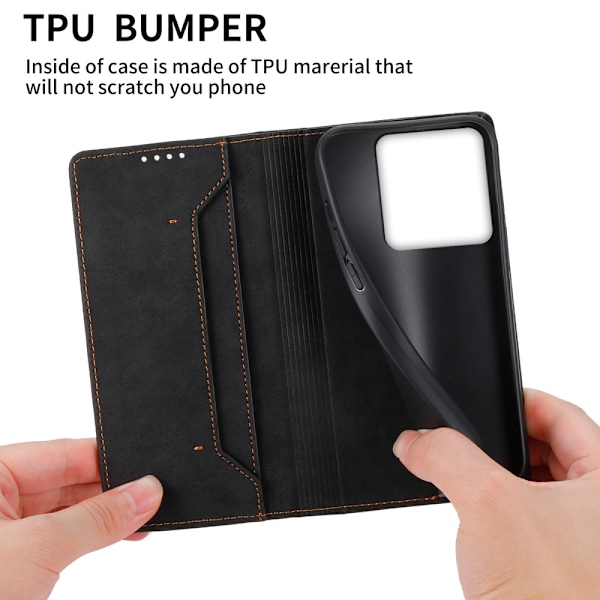 DF - 05 Xiaomi Redmi Note 13 Pro 5G Case Shell Mustalle Black