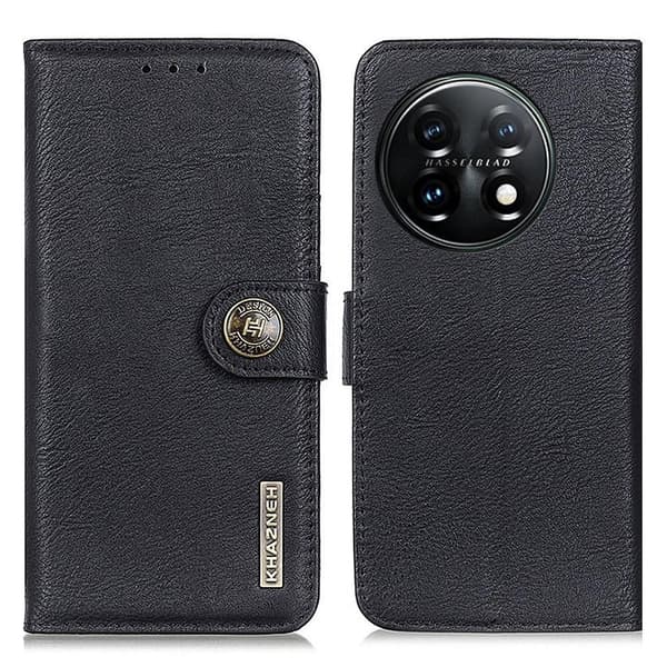 KHAZNEH OnePlus 11 5G Lommebok - deksel - Svart Black