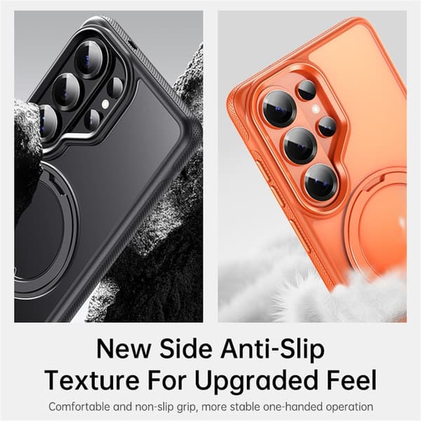 Til Samsung Galaxy S26 Ultra Magnetisk Mobildeksel Black