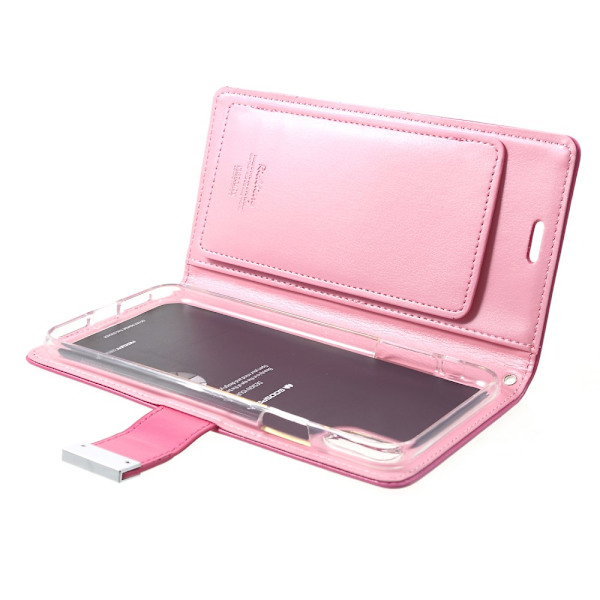 MERCURY GOOSPERY Rich Diary Lompakkokotelo iPhone XS Max - Rose