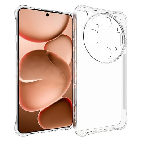 WANLONFENG For Oppo Find X9 Ultra 5G Mobildeksel Transparent