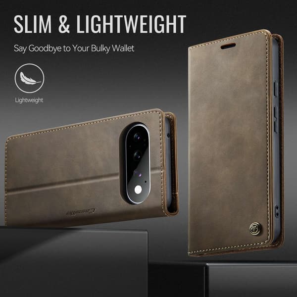 CASEME Telefonlommebokdeksel til Google Pixel 11 Pro og Google Pixel 11 Brown