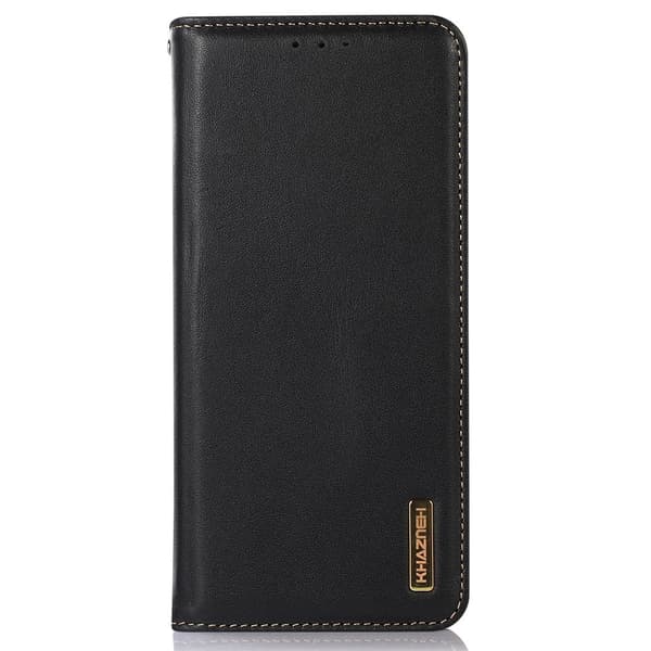 KHAZNEH Lædermobilcover til Sony Xperia 1 VIII Black
