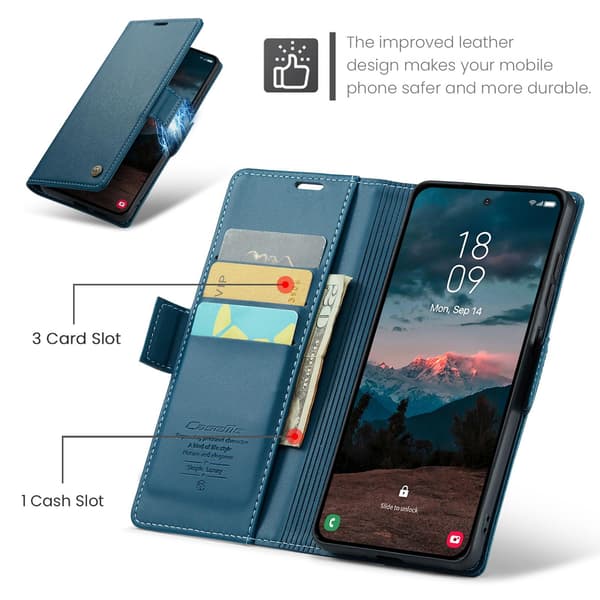 Til Samsung Galaxy A57 5G CASEME mobildeksel Blue
