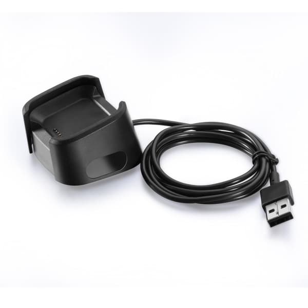 Fitbit Versa Lite 1m USB-lader Smartklokke Ladestadion Kabel Black