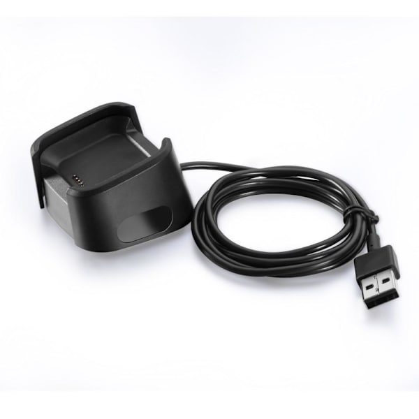 Fitbit Versa Lite 1m USB - oplader Smart Watch Opladningsdockingkabel Black