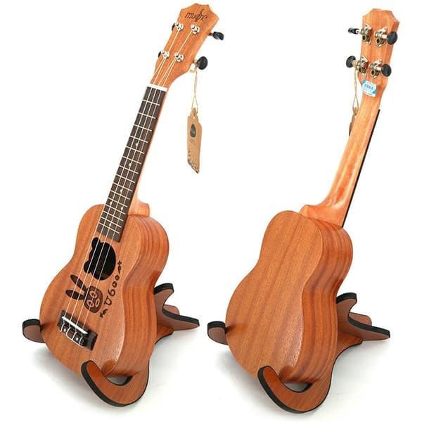 Sapele Ukulele 4-strängad Musikinstrument Brun
