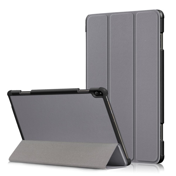 Tri-fold Stand Cover til Lenovo Tab P10 - Grå Grey