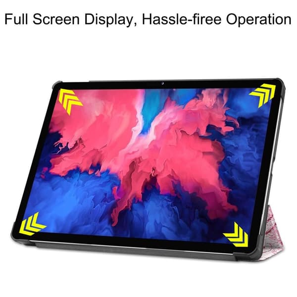 Tri - fold Stand Kansi - Lenovo Tab P11 TB - J606F / P11 Plus - Beauty Multicolor