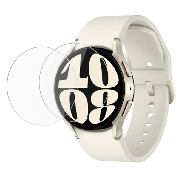 2kpl karkaistua lasia näytönsuoja Samsung Galaxy Watch6 47mm Transparent