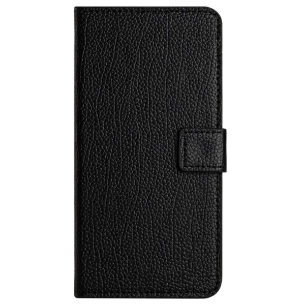 Til Xiaomi Redmi 12 Wallet Case Telefon Case Cover Stand Black