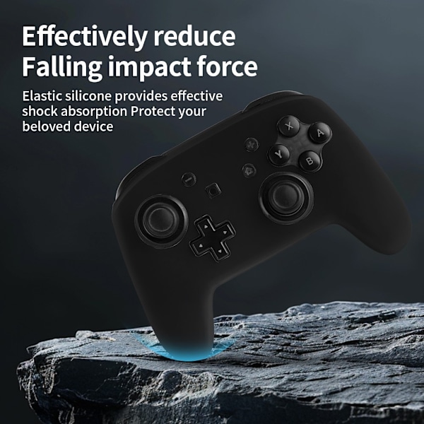 Kompatibel med Nintendo Switch Pro Controller Case Silikone - Rød Red