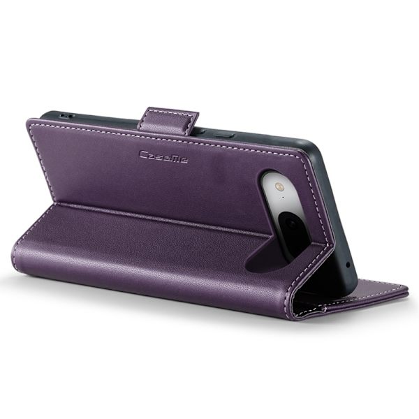CASEME Retro Lompakkokotelo Pixel 8a Purple