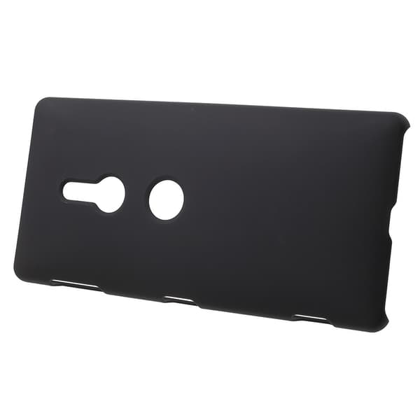 Rubberized Hard Plastic Suojakuori - Sony Xperia XZ2 - Musta Black
